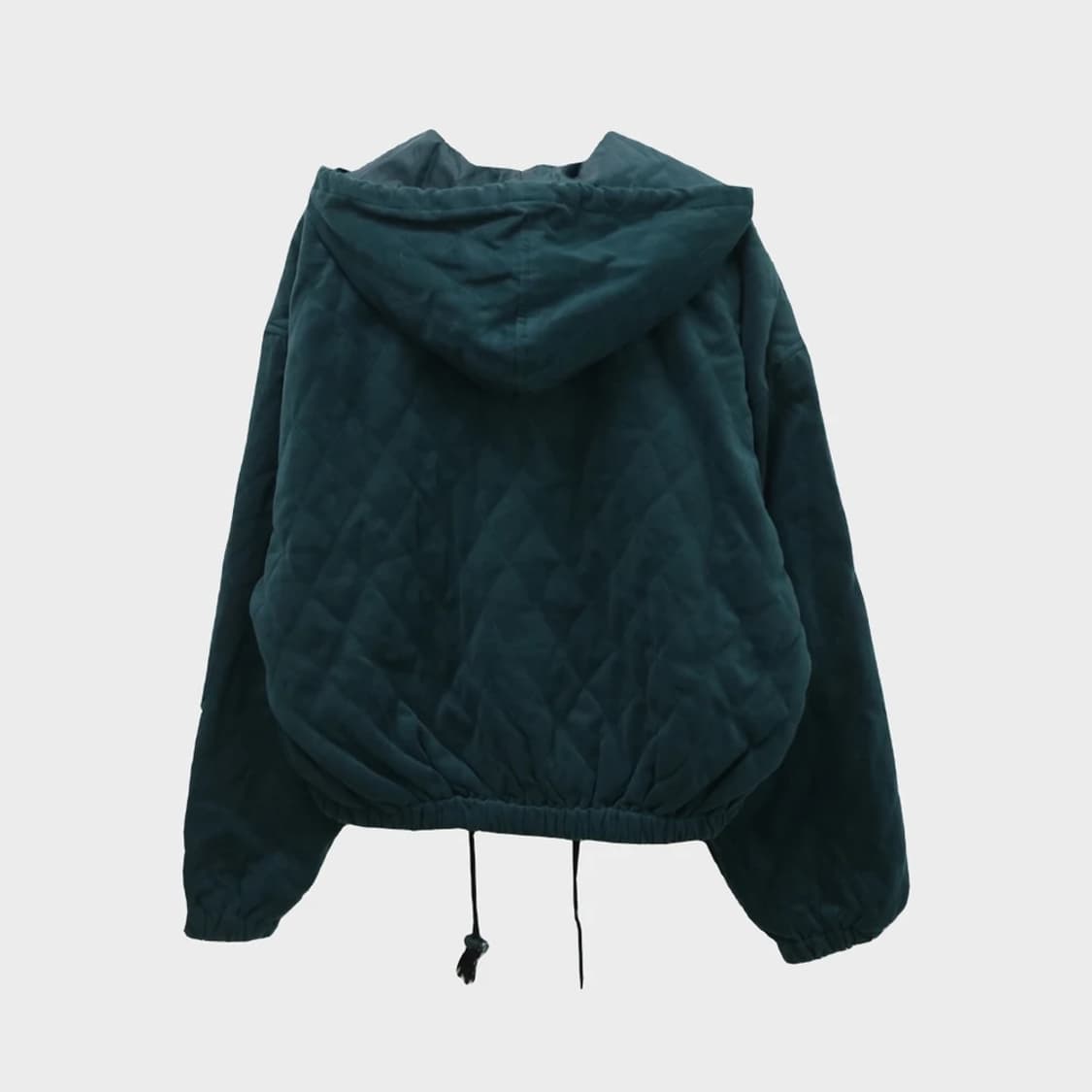 JACQUES 그린 퀼팅 후드 자켓 61072 상품이미지2