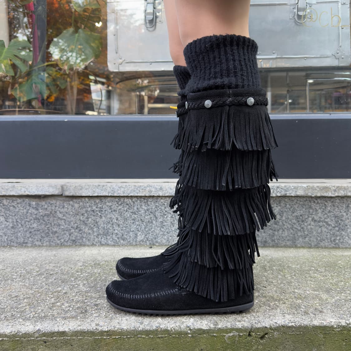 00s 리얼 스웨이드 미네통카 5단 프린지 부츠 상품이미지7