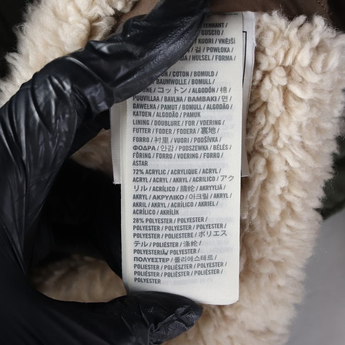 아베크롬비 양털 떡볶이 야상 점퍼 M 상품이미지6