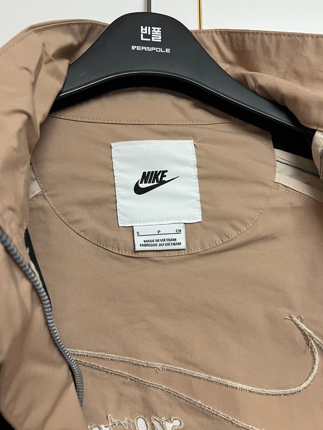 나이키 배색 투웨이 바람막이 상품이미지5