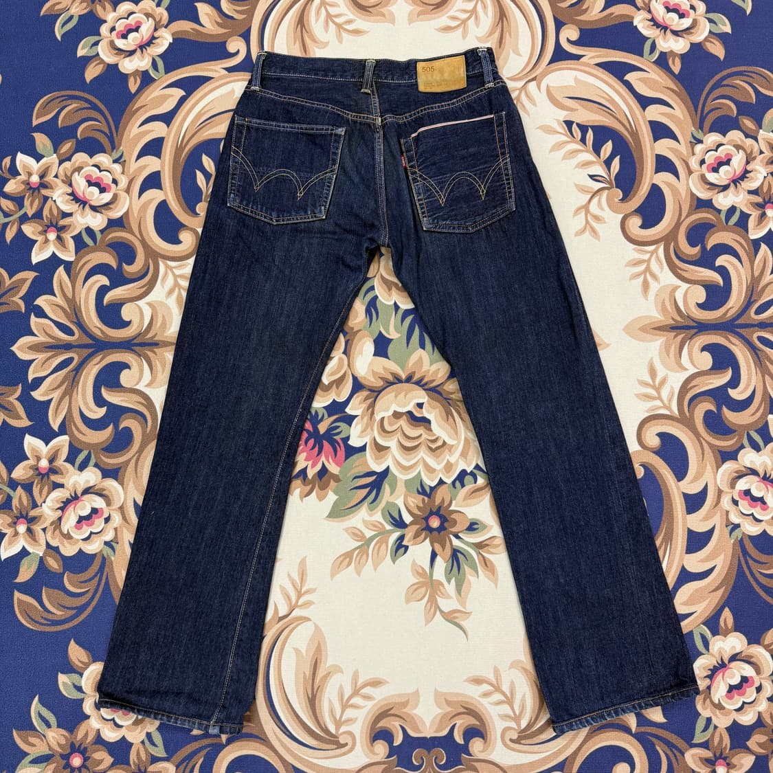 (30)JPN 에드윈 EDWIN 505 셀비지 진청 데님팬츠 상품이미지1