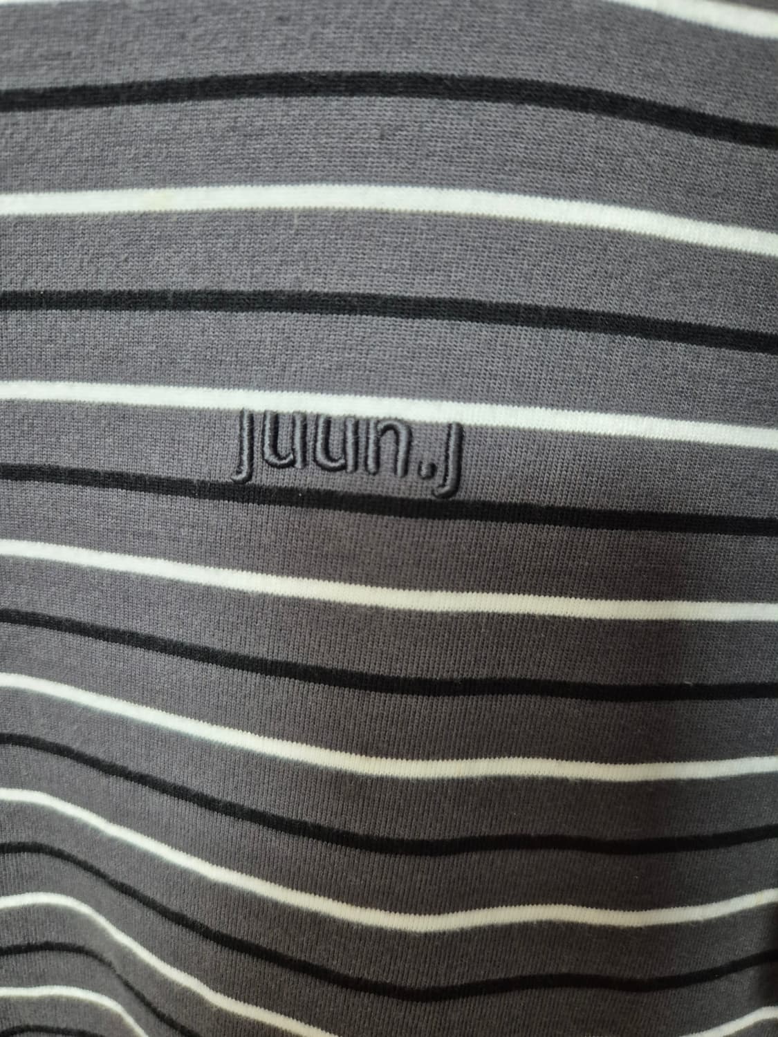 준지 스트라이프 반팔 카라티 s 상품이미지2