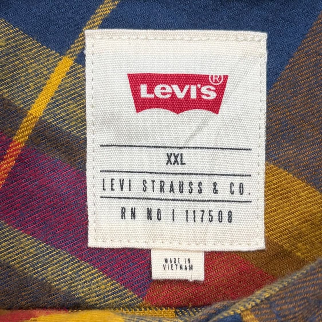 리바이스 체크셔츠 v1965 상품이미지5