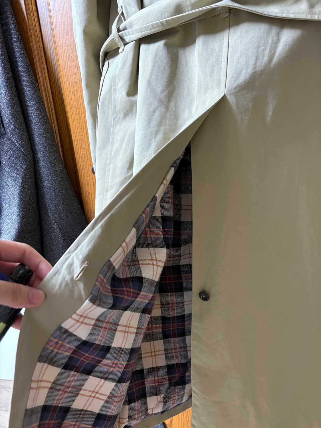 드레익스 AW21 코튼 발마칸 벨티드 트렌치코트 상품이미지8