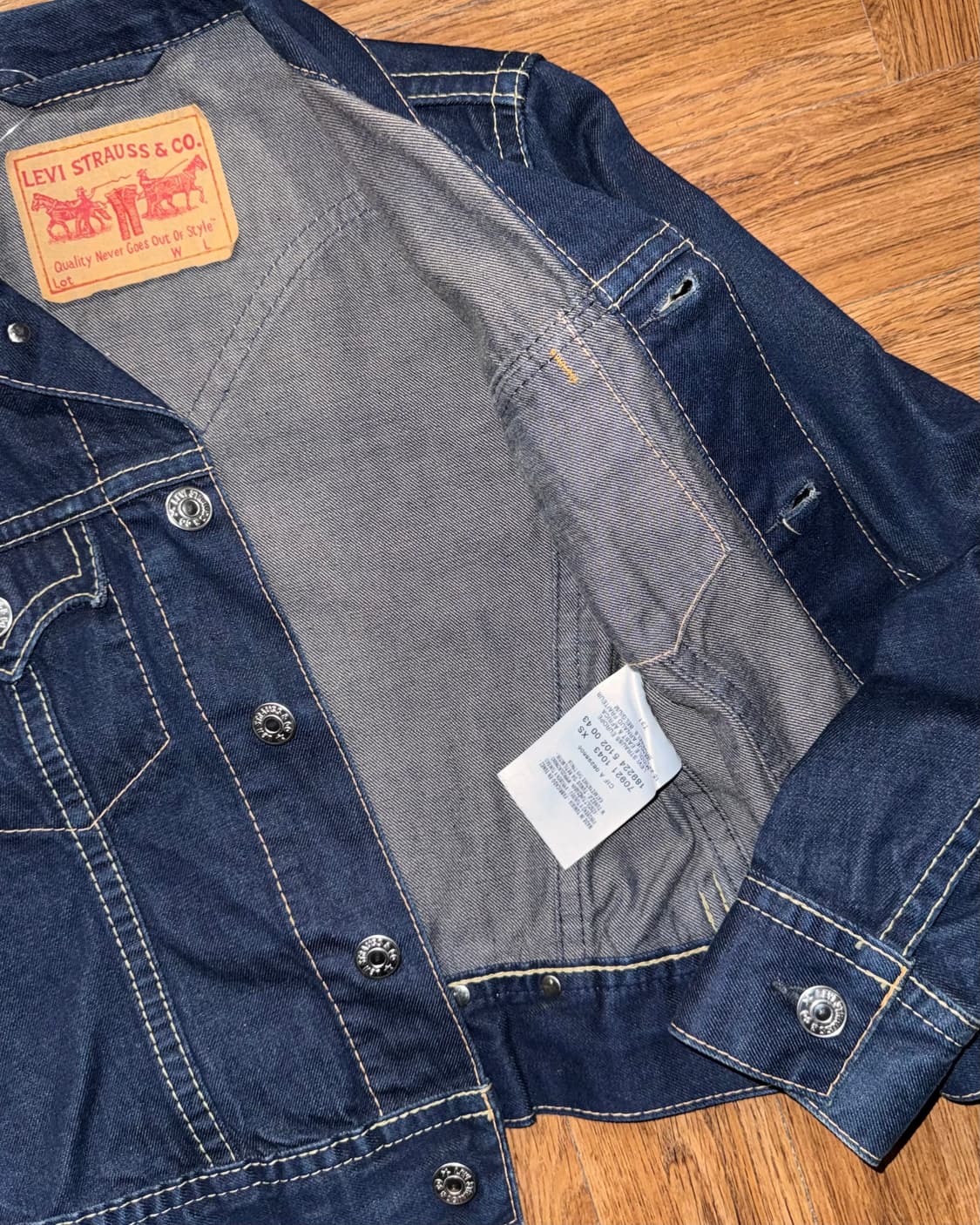 리바이스 웨스턴 데님자켓 상품이미지6