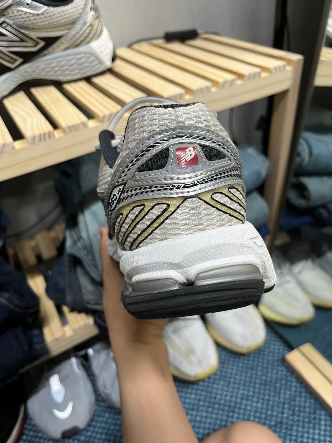 뉴발란스 860v2 화이트블랙 280mm  상품이미지3