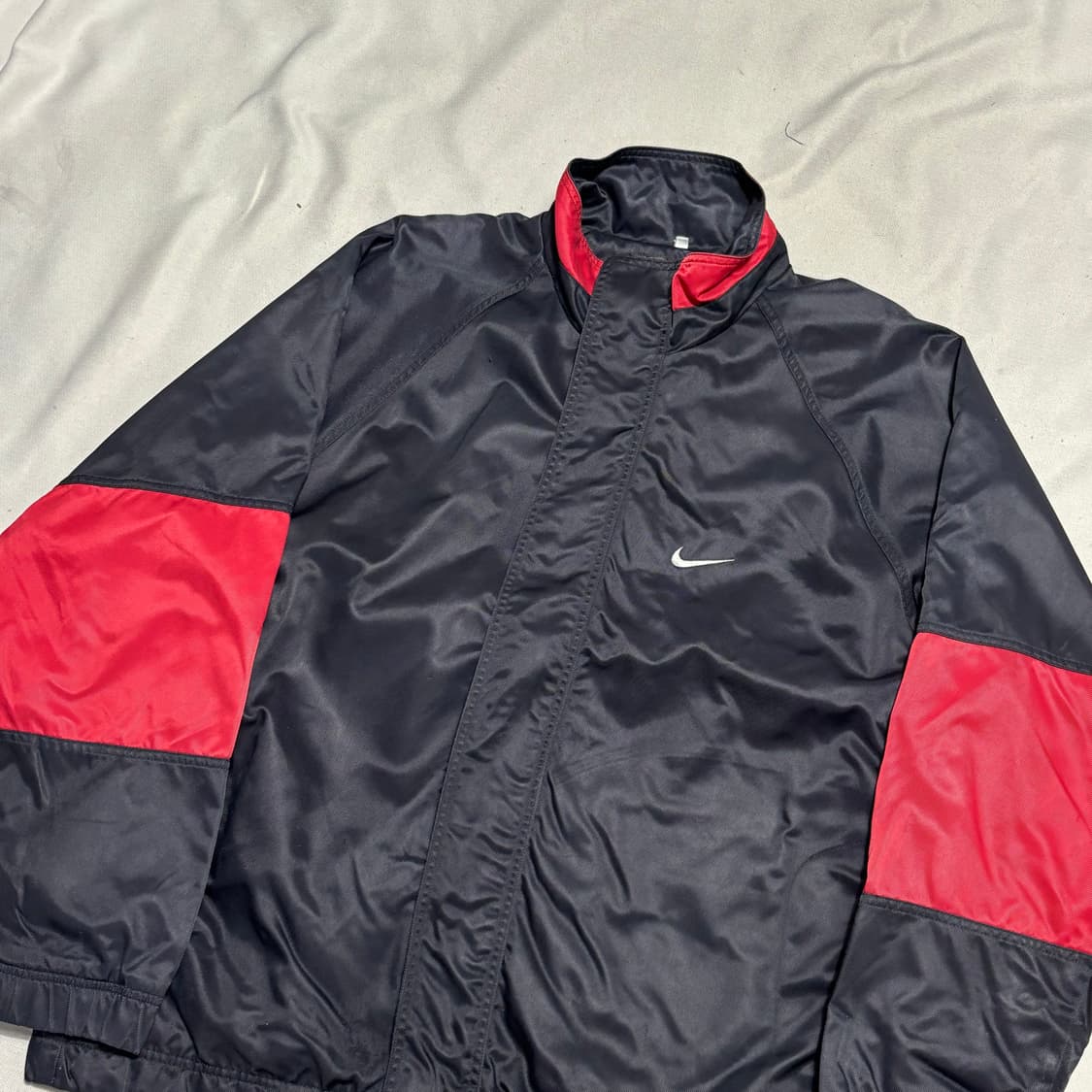 110  나이키 배색 블랙 점퍼 상품이미지1