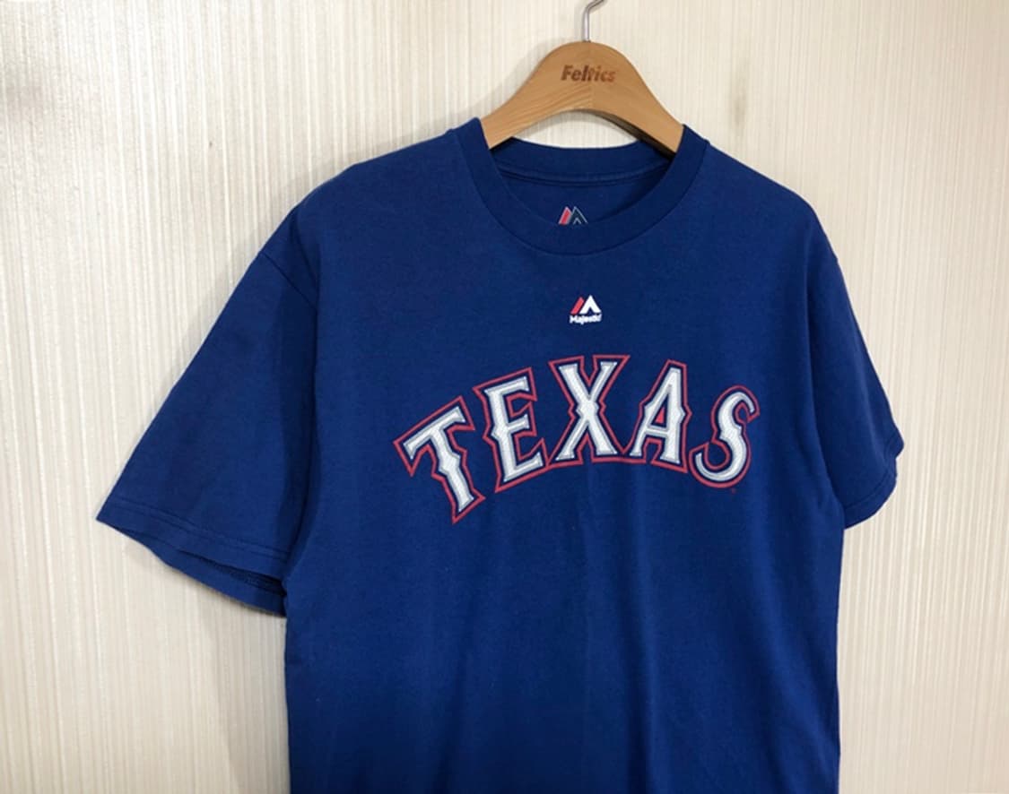 MLB 마제스틱 텍사스레인져스 플레이어티셔츠 M #17 추신수 상품이미지6