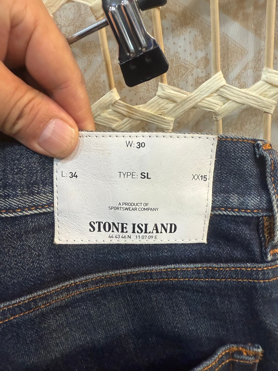 30-31 정품 스톤아일랜드 데님팬츠 팝니다 상품이미지8