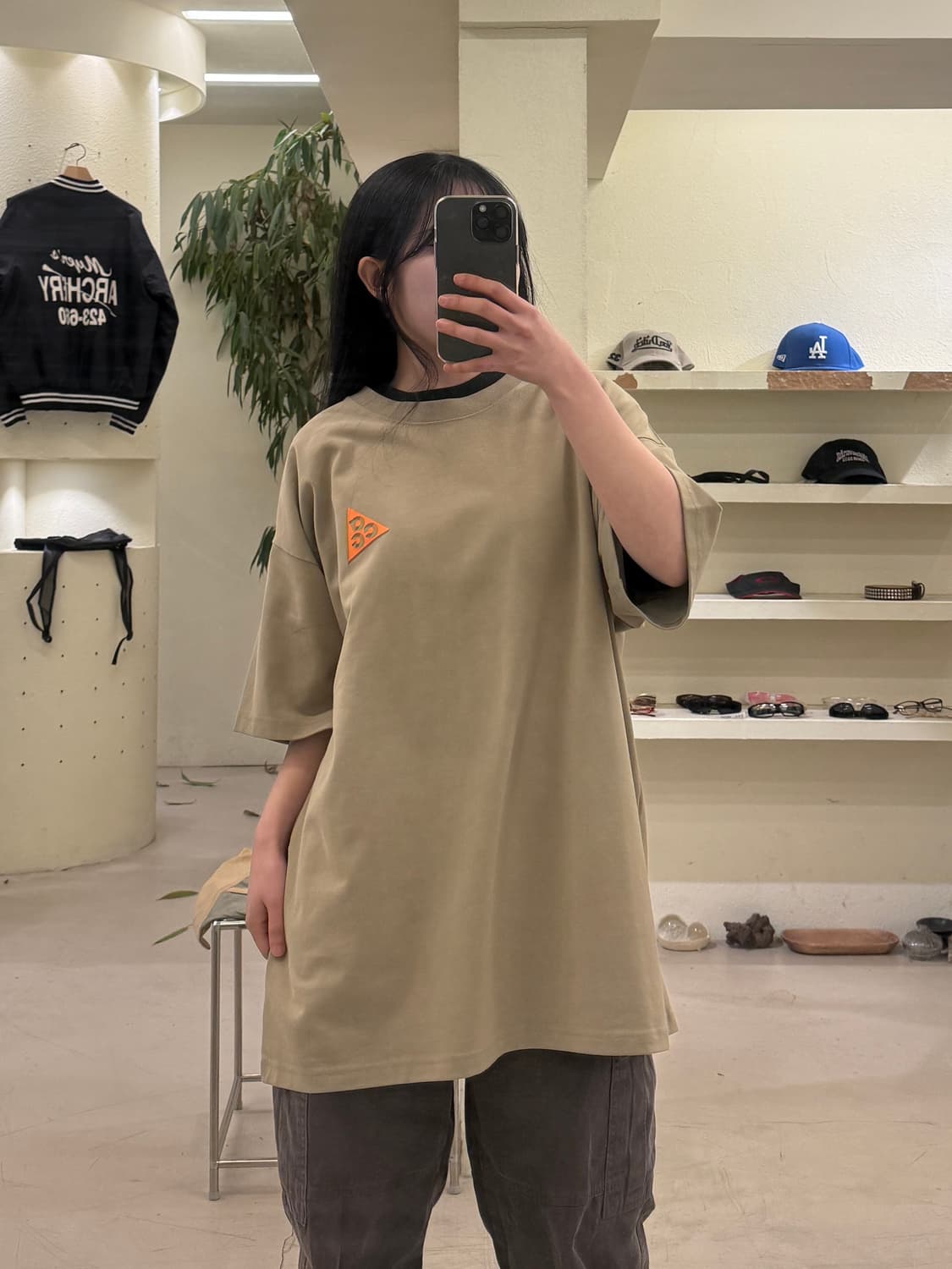 나이키 ACG 백프린트 로고 반팔 티셔츠 U484 상품이미지1