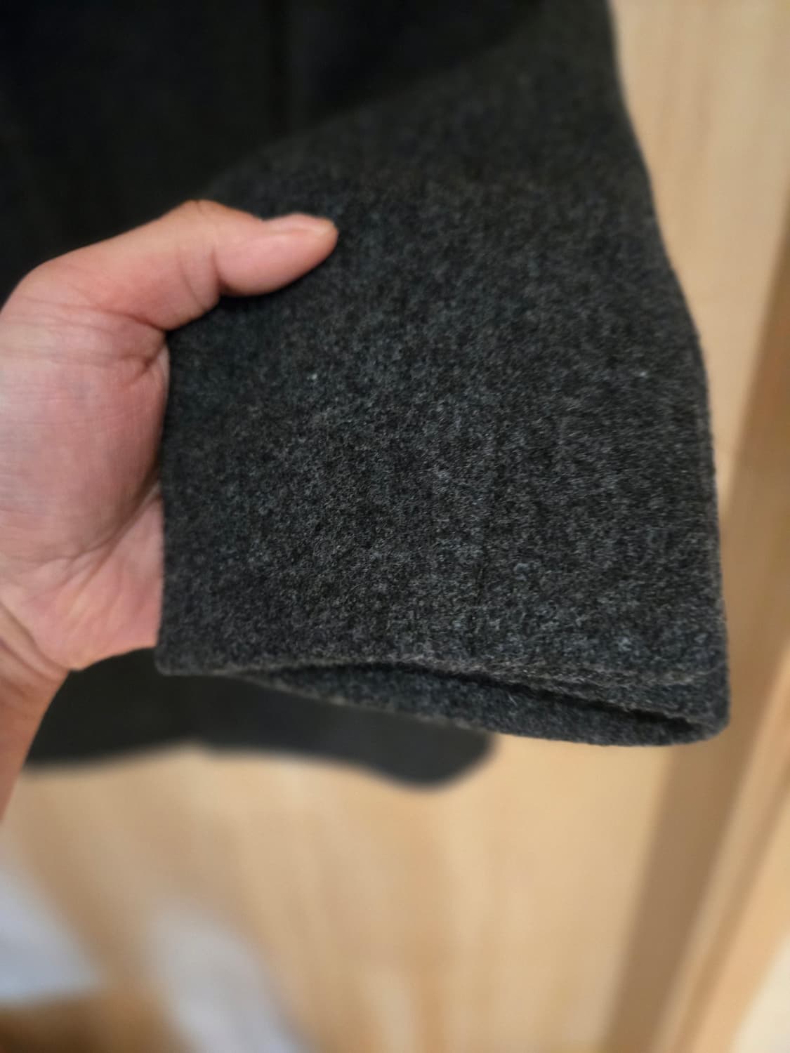 [솔리드 옴므]  싱글 코트 (차콜/그레이) /100사이즈 상품이미지3