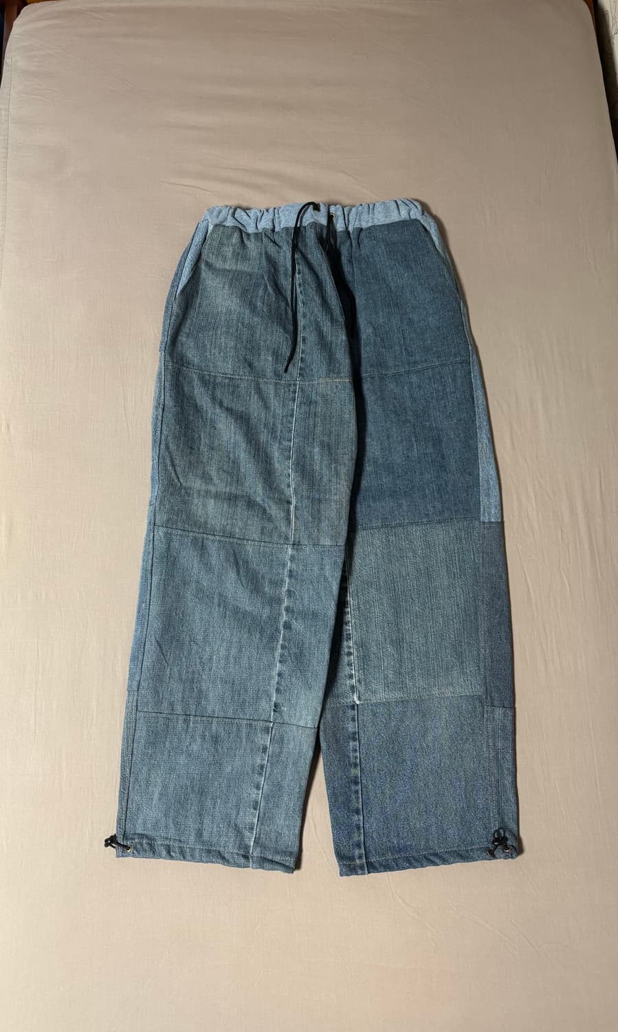 빈티지 리폼 데님 팬츠 블루 상품이미지1