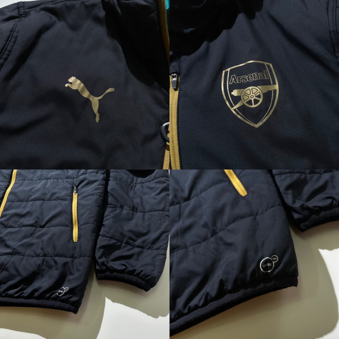 푸마 아스날 리버시블 패딩 자켓 상품이미지6