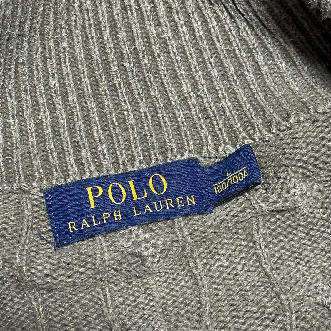 Polo Ralph Lauren 케이블 하프 반집업 니트 상품이미지3