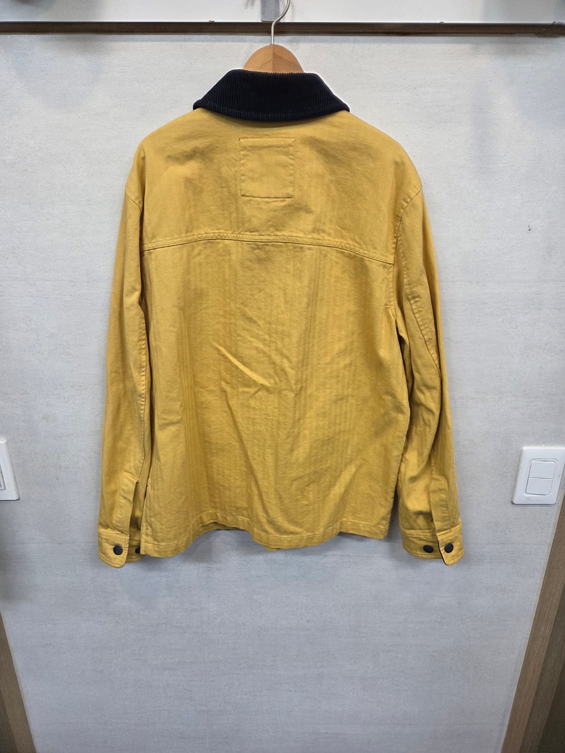 타미진스 코듀로이 카라 뱃지 코튼 자켓 s 레귤러핏  상품이미지2