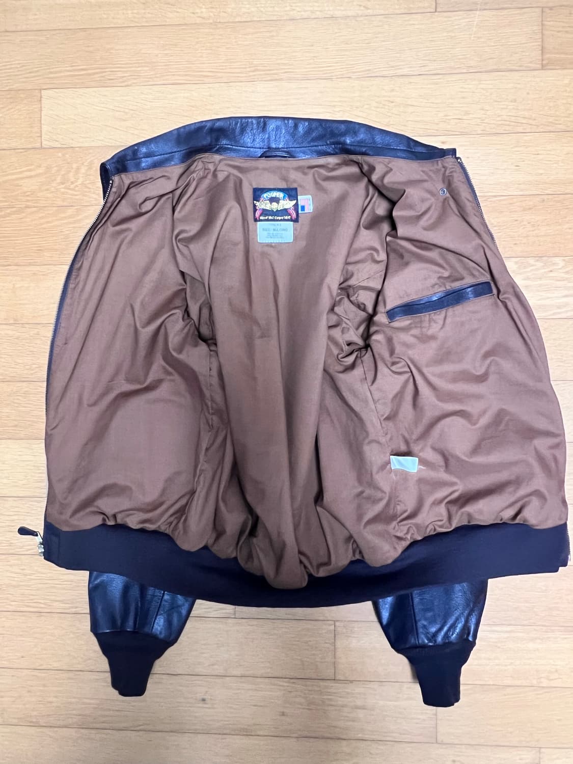 Cooper A-2 Goat leather jacket M-LONG 상품이미지7