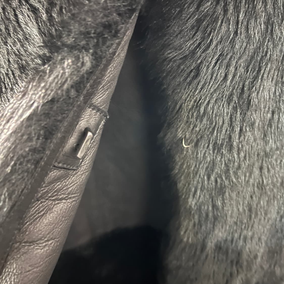 [44] 시슬리 앙가죽100% 무스탕 코트   상품이미지6