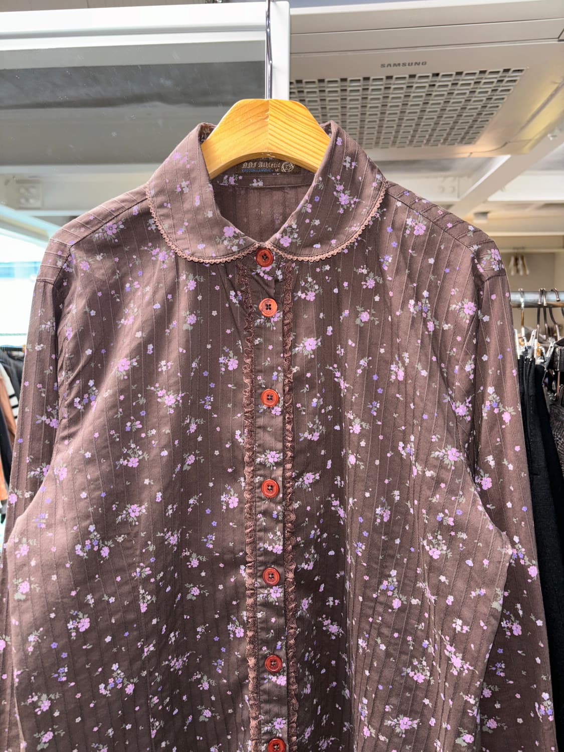 빈티지 프릴 셔츠 상품이미지4