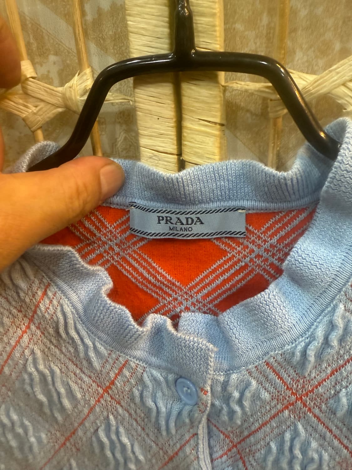 40/44-55 정품 프라다 코튼 가디건 팝니다 상품이미지2