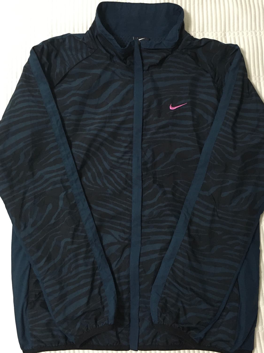 (95) 나이키 희귀 청록 패턴 져지 바람막이 웜업 상품이미지1