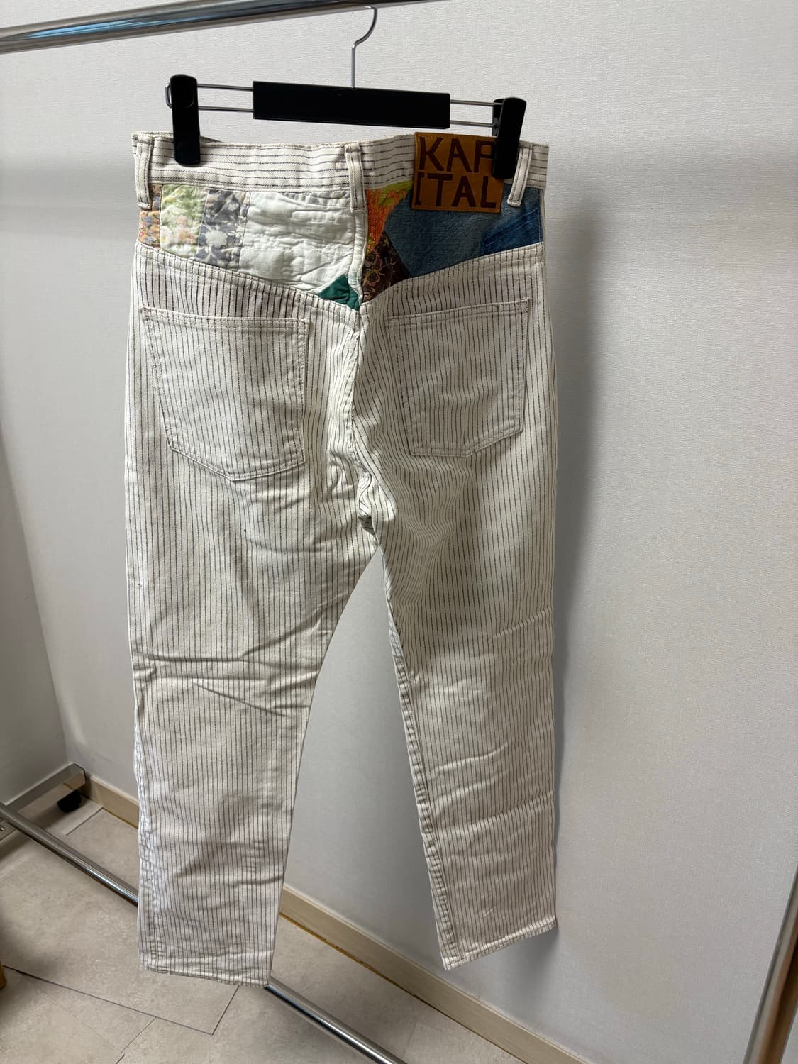 캐피탈 패치워크 스트라이프 팬츠 상품이미지4