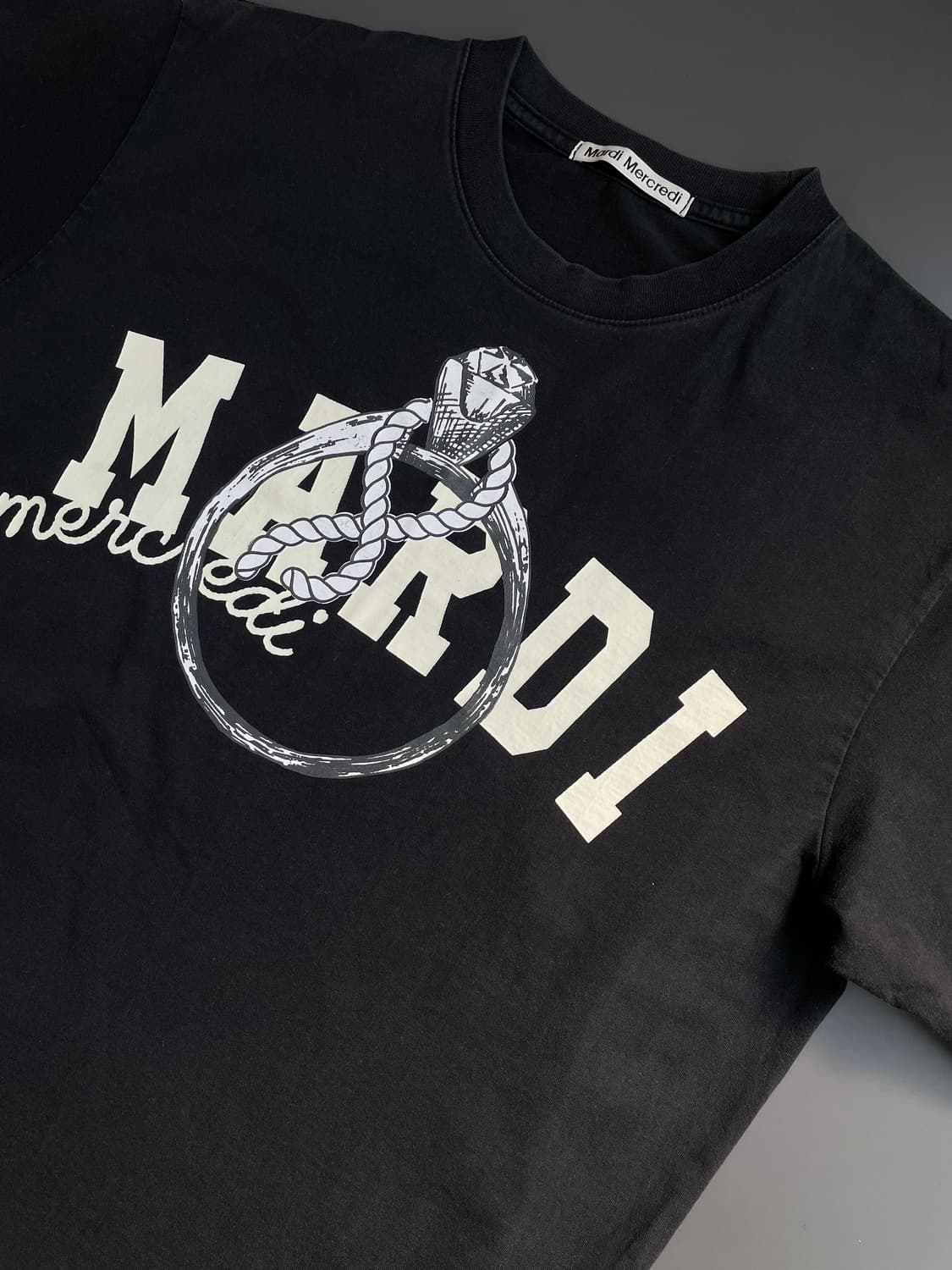 [M] 마르디 링 로고 프린팅 반팔 티셔츠 상품이미지3