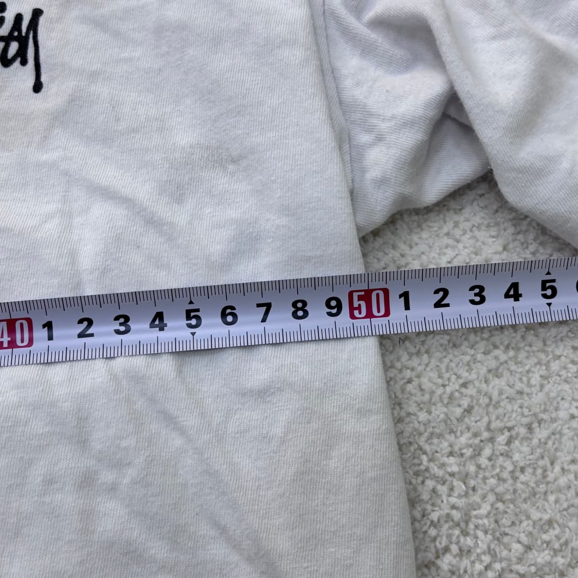 실측확인 빈티지 스몰로고 반팔 티셔츠 0305E 상품이미지5