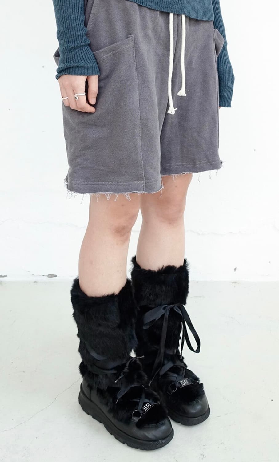 소니아 리키엘 퍼 스트랩 부츠 상품이미지3