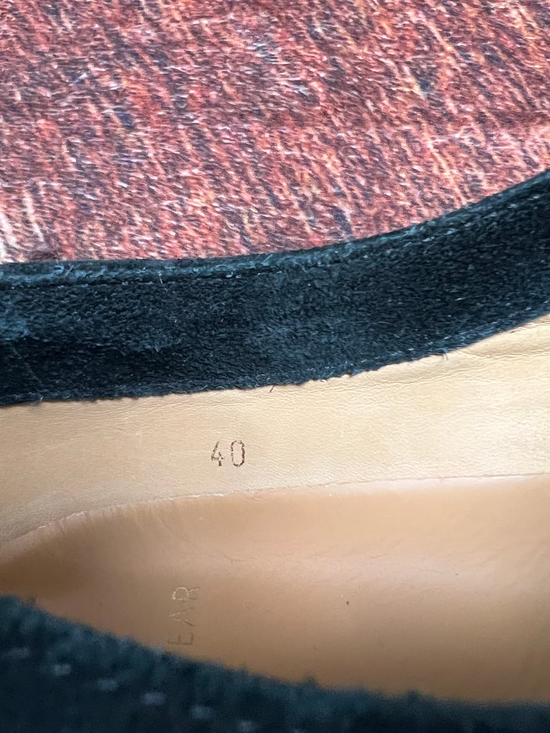 [40] 오피치나 슬로웨어 블랙 스웨이드 스니커즈  상품이미지7