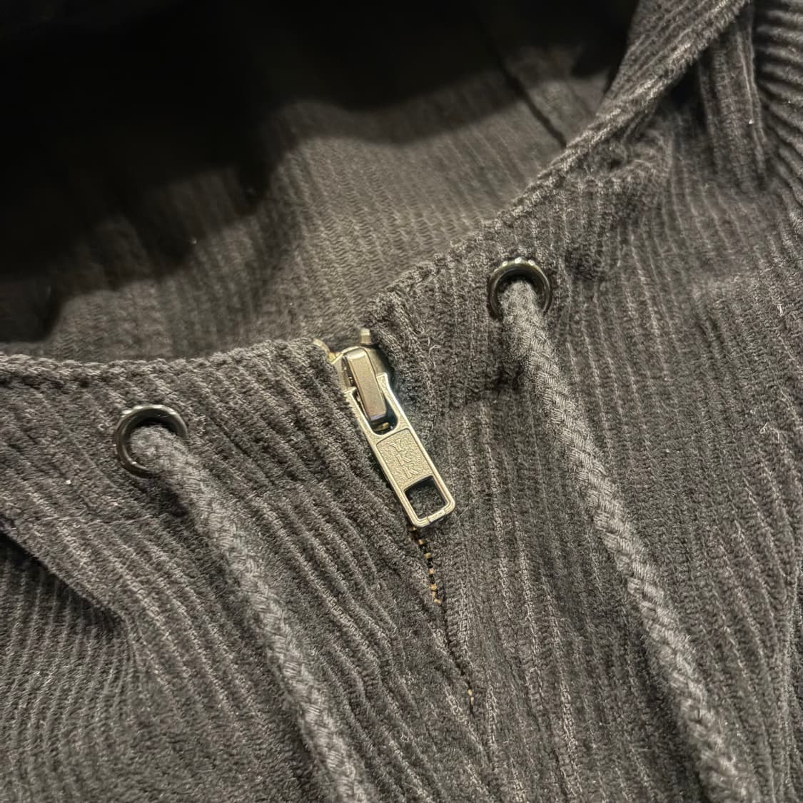 [M] 디스이즈네버댓 블랙 코듀로이 후드 집업 자켓 B957 상품이미지5