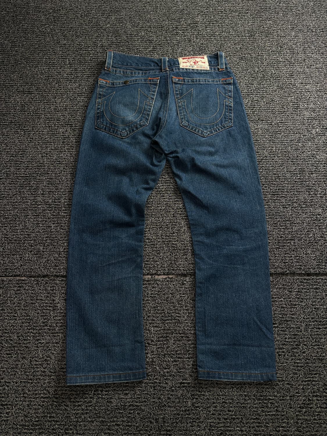 00s 트루릴리젼 y2k 빈티지 바비 워싱 와이드 데님 팬츠 1728 상품이미지3