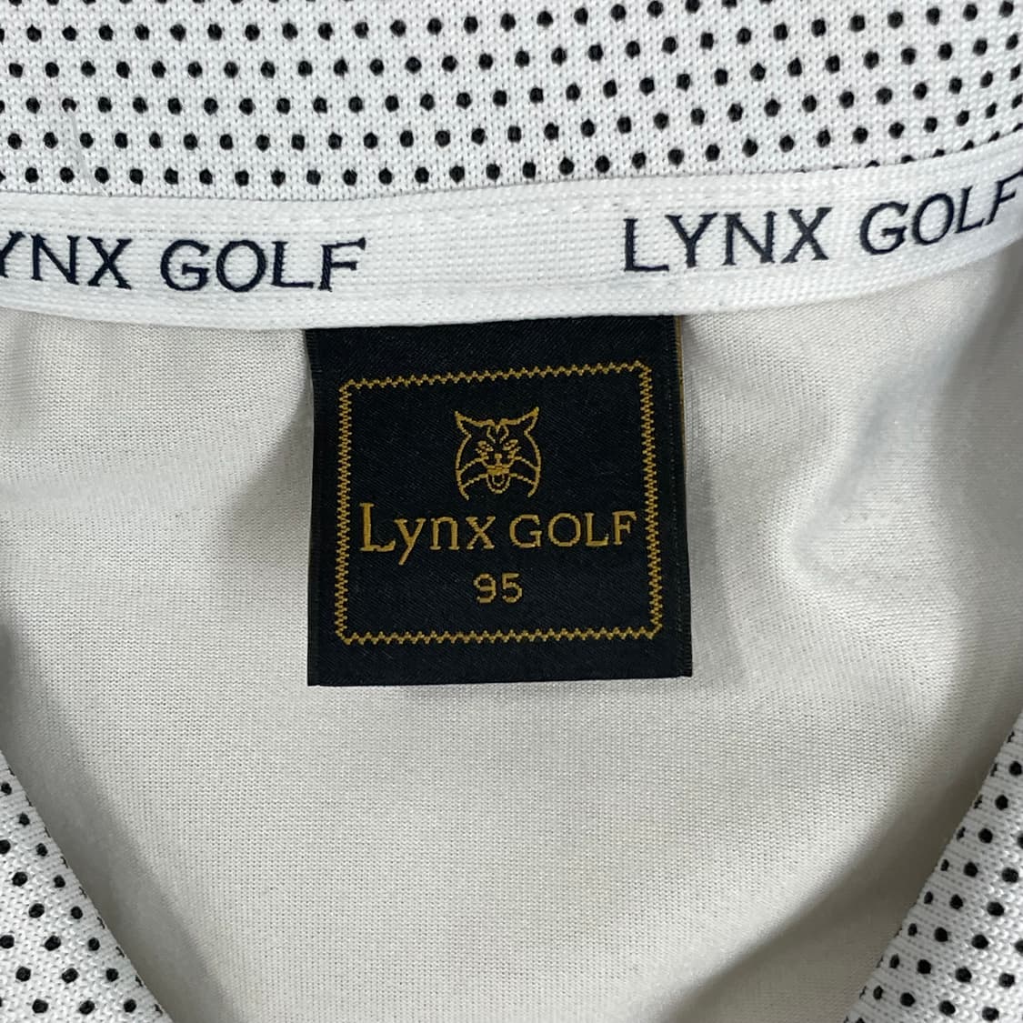 LYNX GOLF 남성 골프웨어 95 화이트 상품이미지3