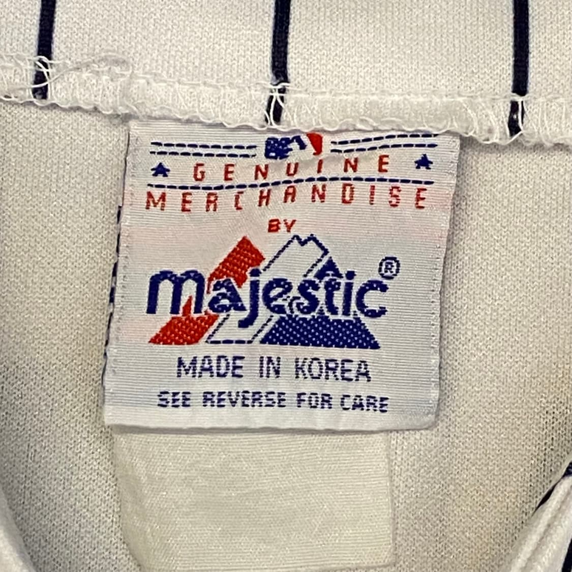 90s Made in Korea 미국 빈티지 마제스틱 뉴욕양키스 자말 야 상품이미지4