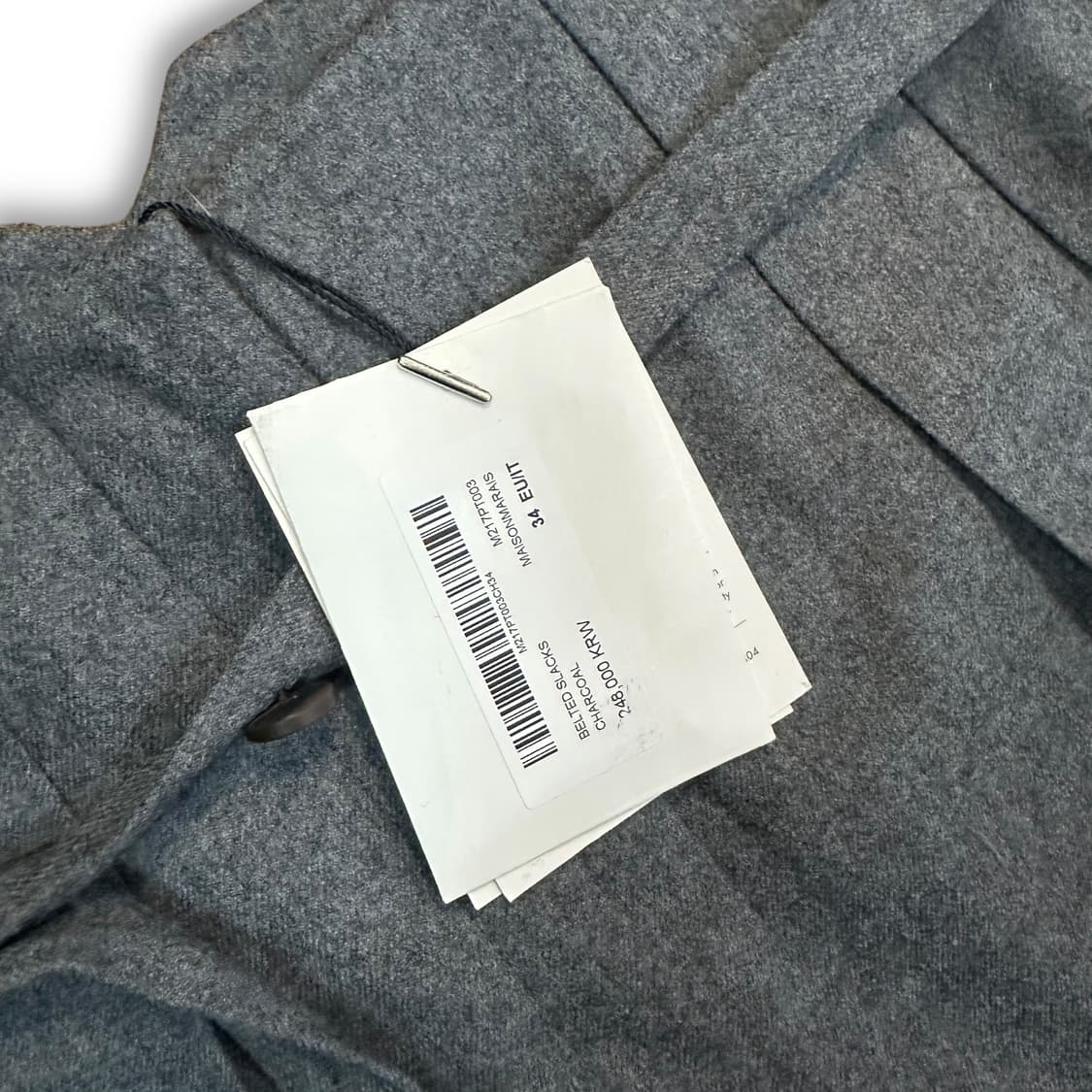 메종마레 울 벨티드 슬랙스 상품이미지5