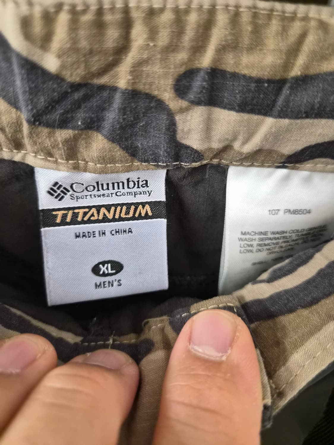 XL) 컬럼비아 티타늄 벨티드 기능성 카고팬츠 팝니다 상품이미지4