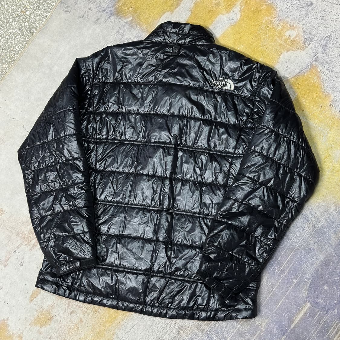 노페 유광 내피 경량 패딩점퍼 L 상품이미지3