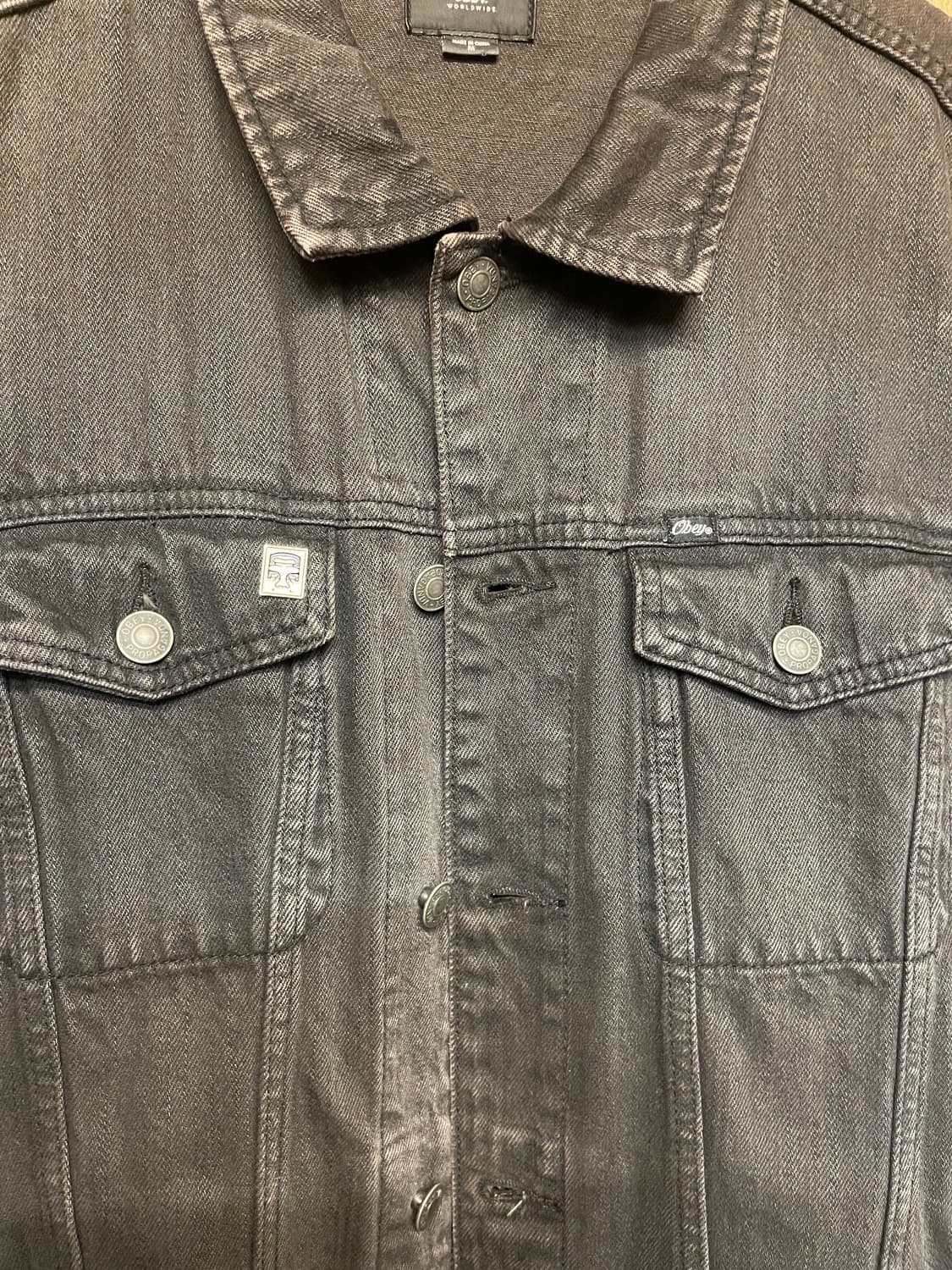 OBEY printed denim jacket 상품이미지3
