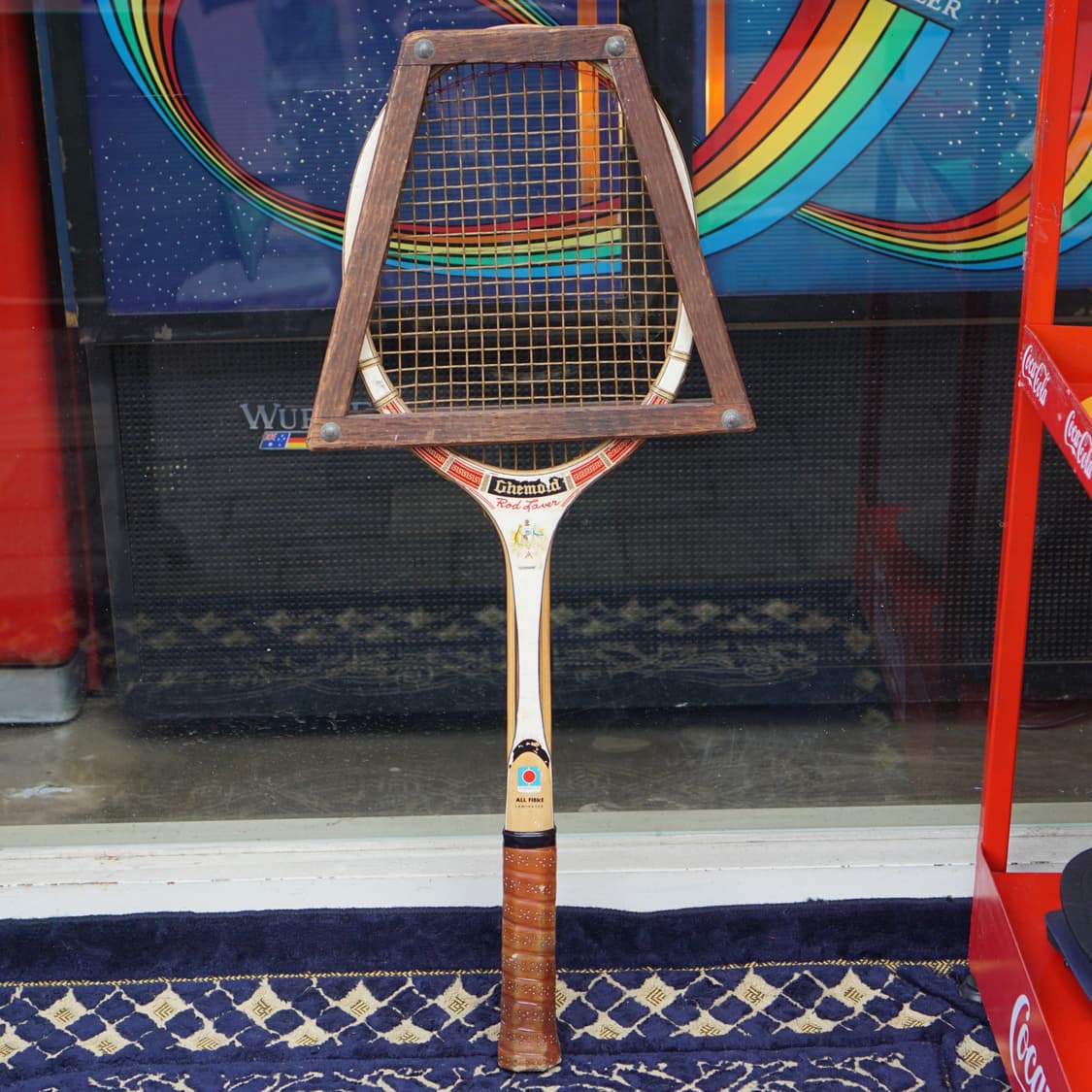 빈티지 소품 USA 우드 테니스 라켓  상품이미지2
