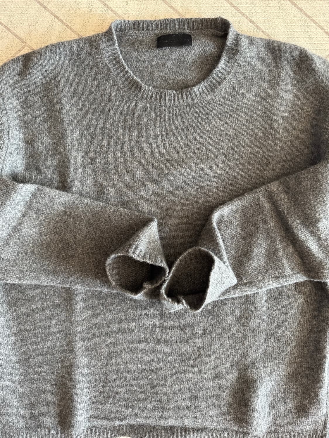 머듈 플레인 니트 4사이즈 그레이 아이엘 상품이미지5