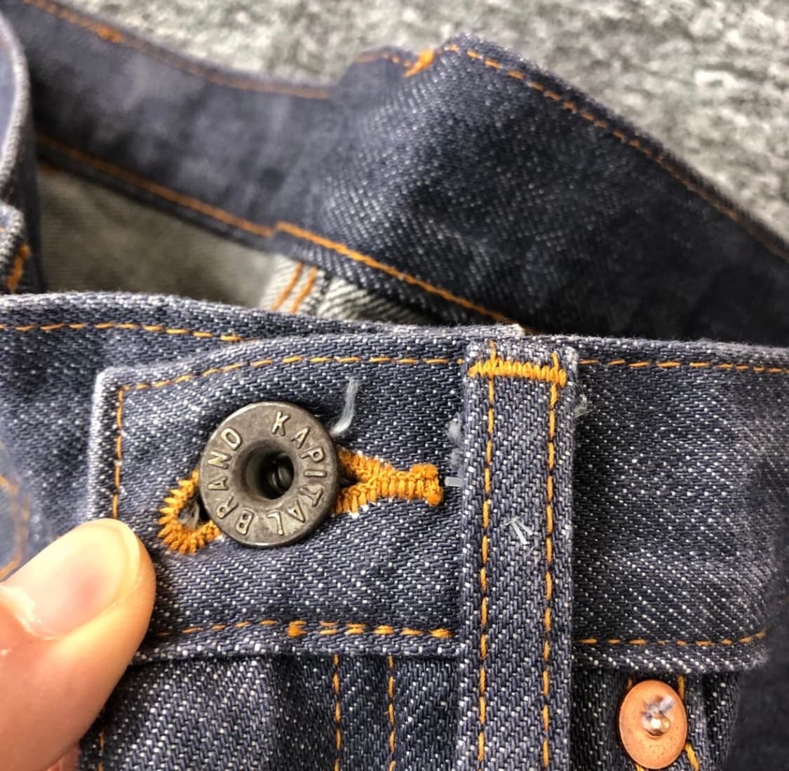 캐피탈 14oz 오카벨보 부츠컷 데님팬츠 상품이미지4