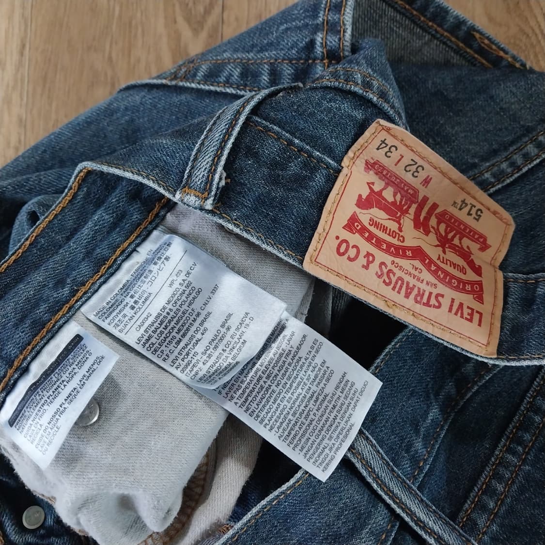 리바이스 데님 청 남성33 인치 상품이미지2