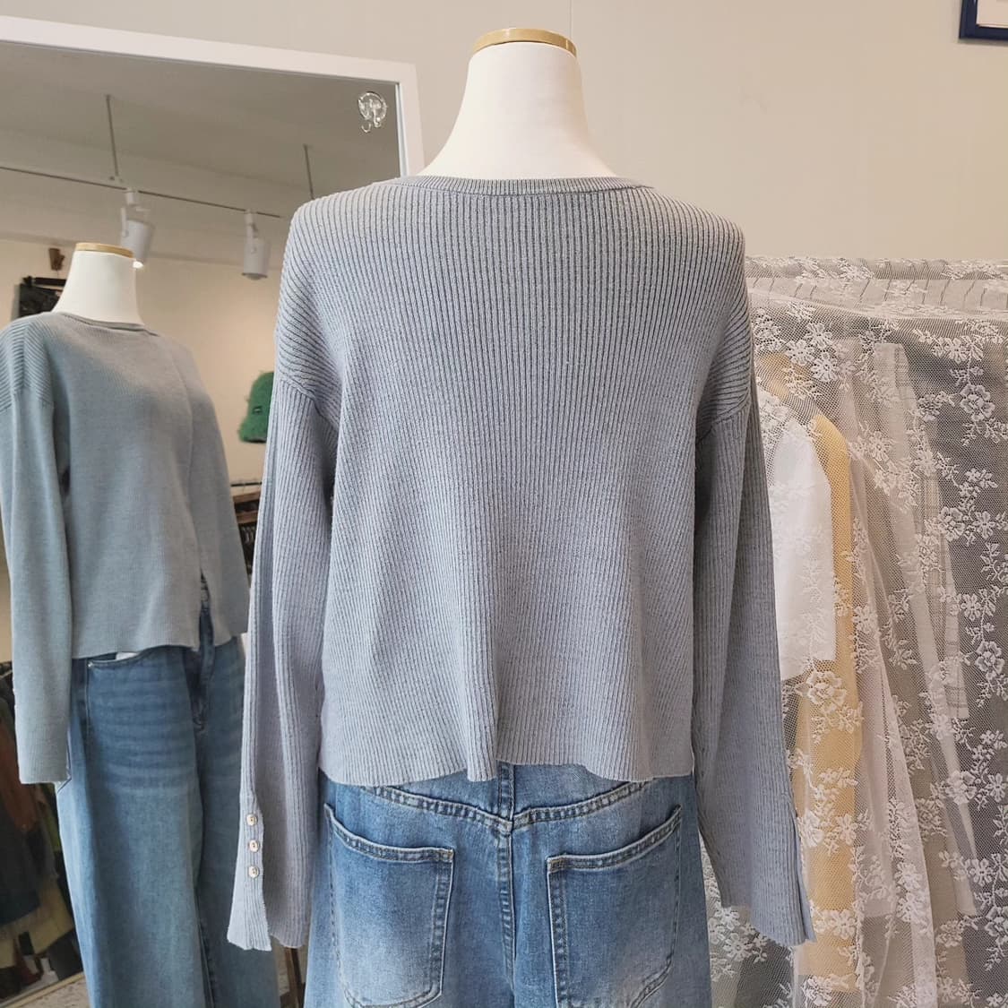 NANDuniverse 절개라인 골지티 상품이미지9