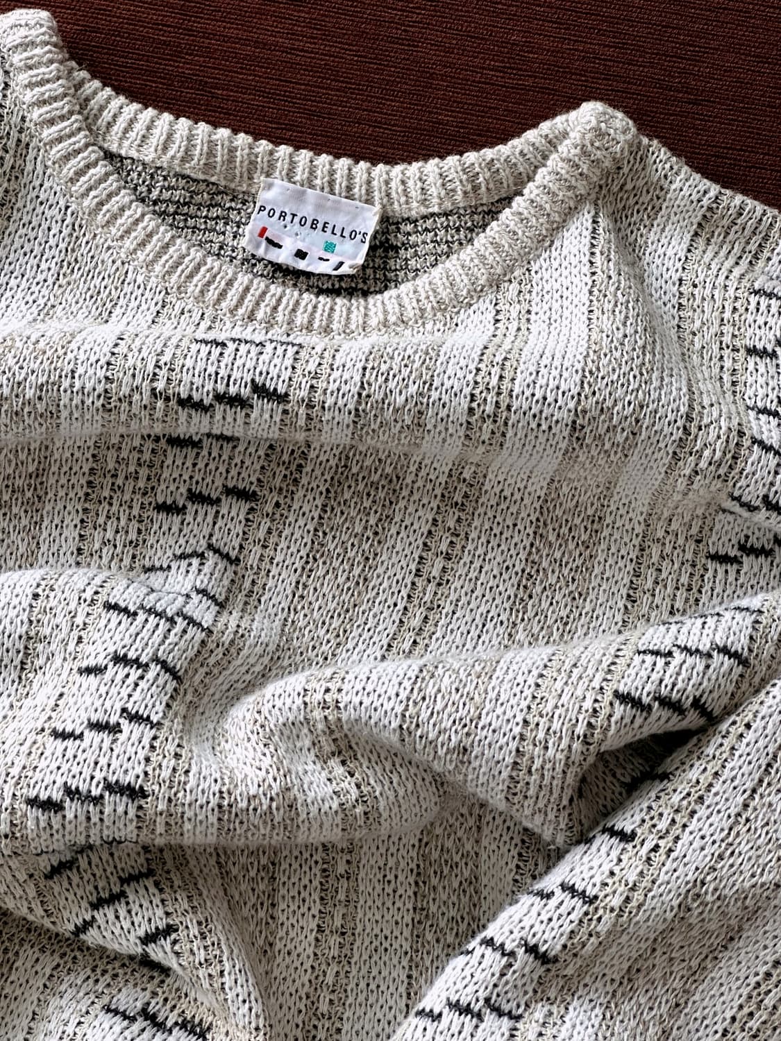ITALY made cotton linen loose knit 상품이미지1