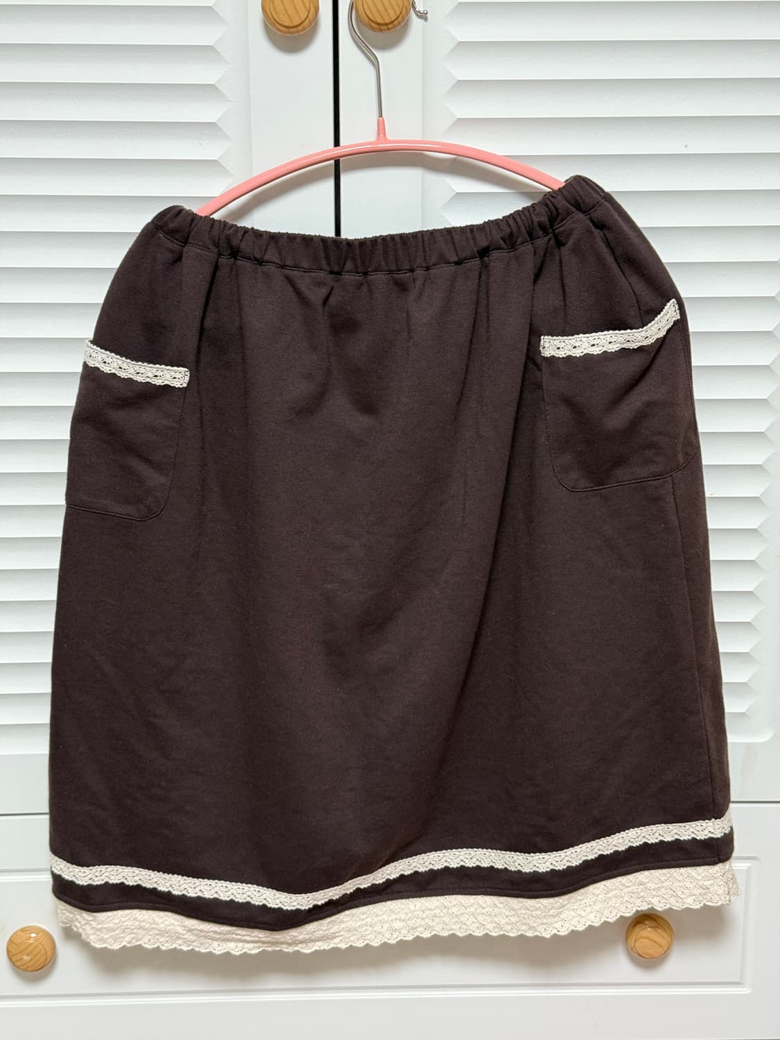 다크초코 스커트 상품이미지2