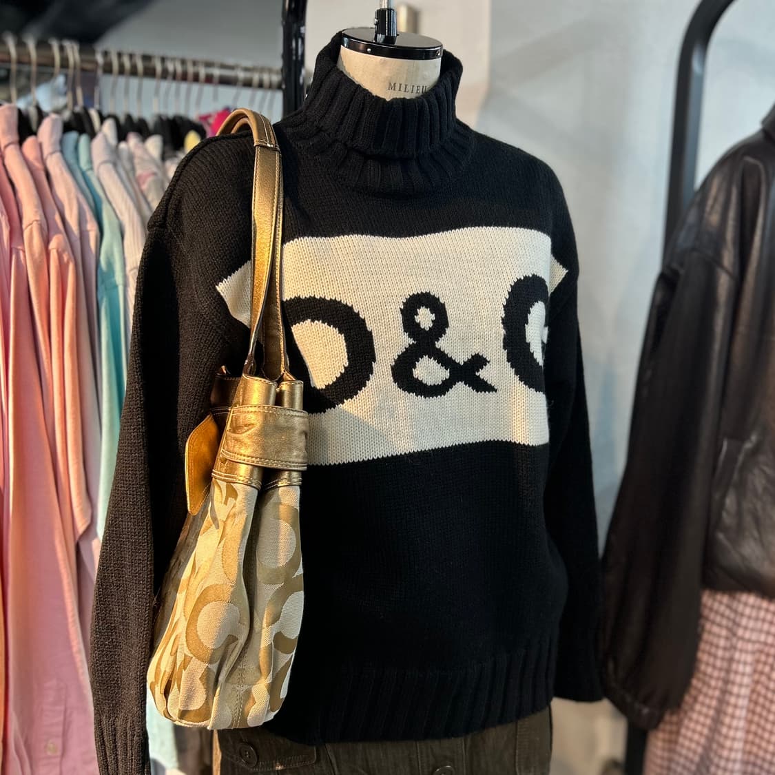 Dolce&Gabbana Archive Big Logo Knit 상품이미지1