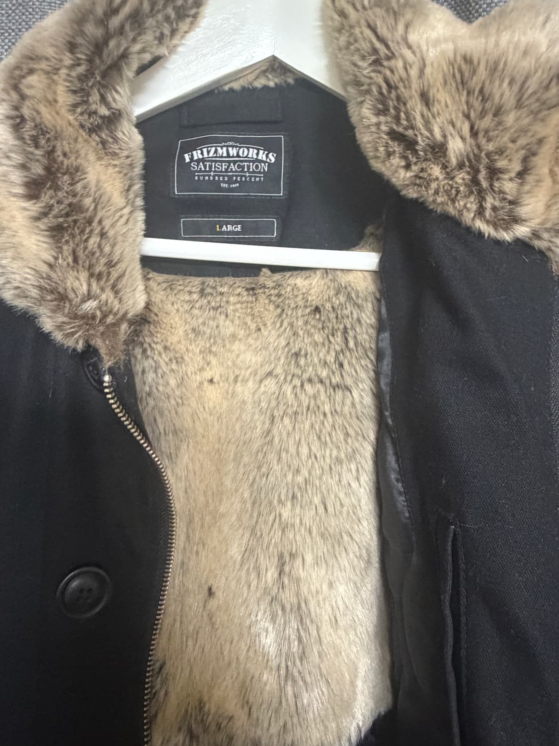 프리즘웍스 덱자켓 블랙 L 새상품급 상품이미지4