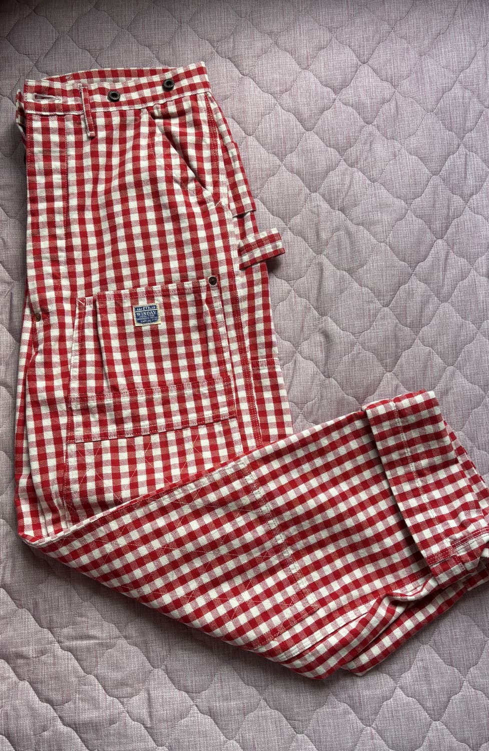 캐피탈 럼버 와이드 팬츠 상품이미지1