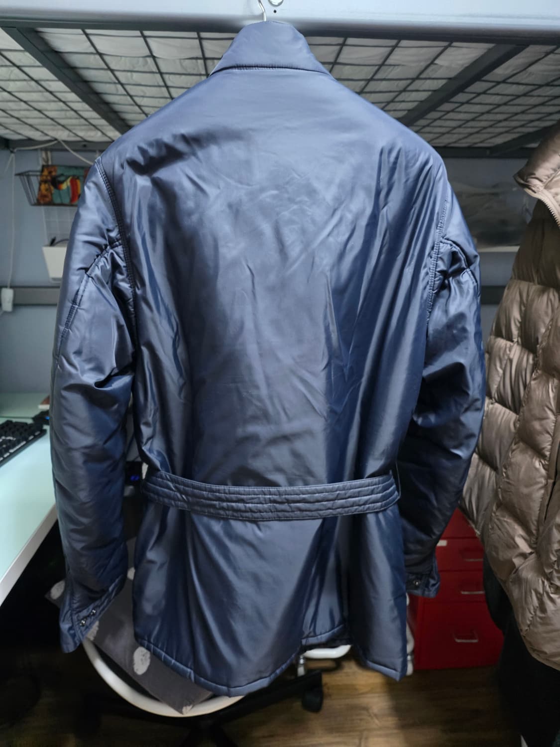 바버 패디드 자켓 M 네이비 상품이미지9