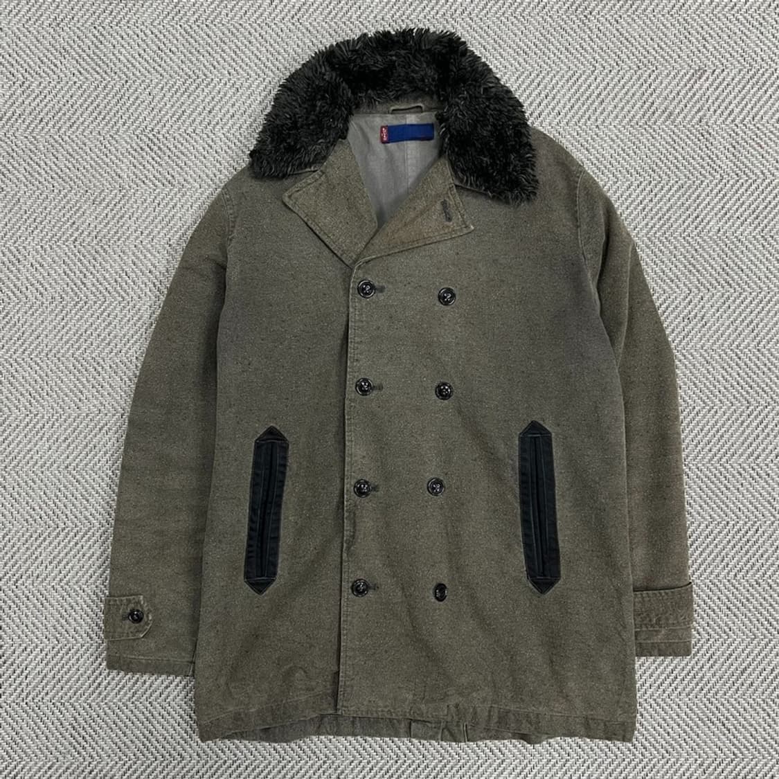 리바이스 더블버튼 퍼카라 자켓 v0867 상품이미지1