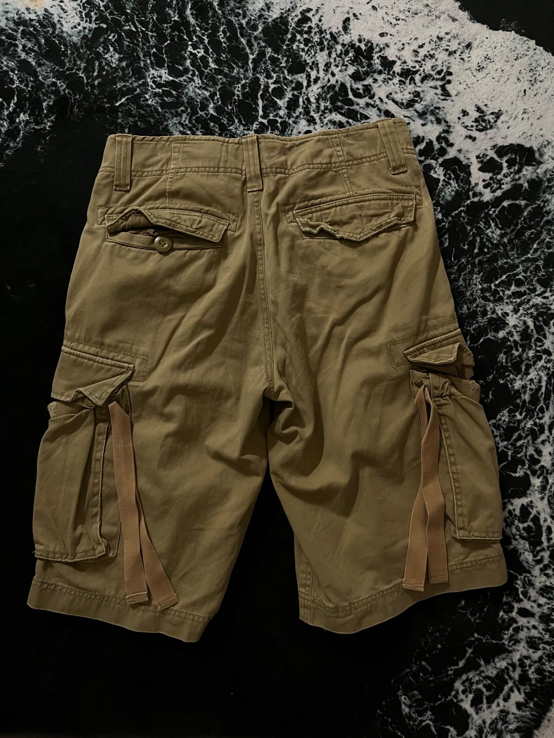 베이지 카고 버뮤다팬츠 상품이미지2